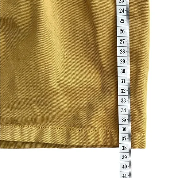 Free People Dahlia yellow/mustard Zip fly and offset button closure Mini Skirt - Picture 3 of 13